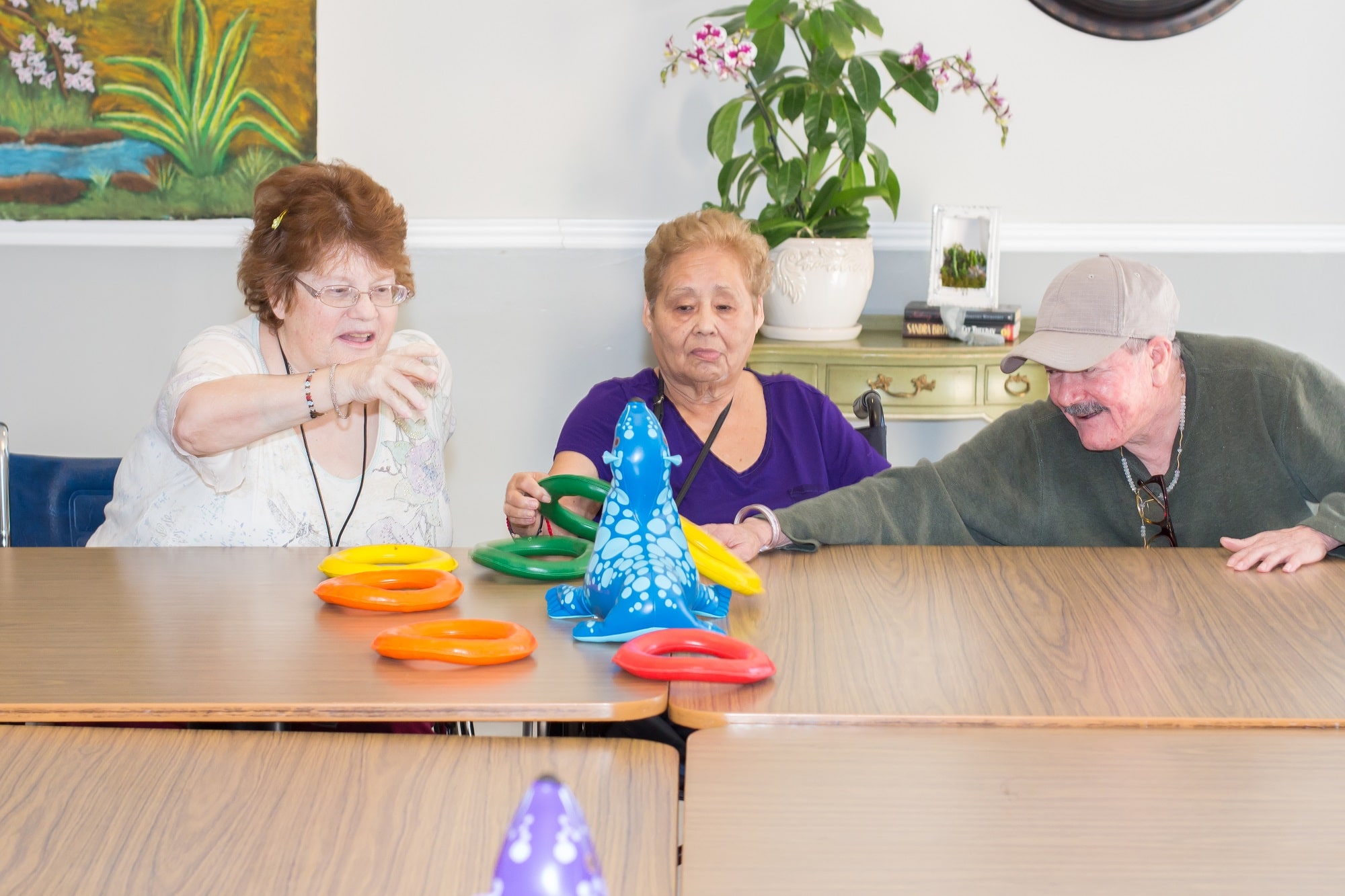 residents doing games