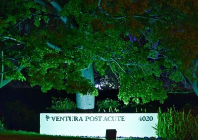 Ventura Post Acute Building at night time